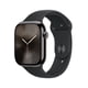 thumbnail image 1 of Smartwatch Apple Watch Series 10 GPS + Cellular, 46 mm, funda de titanio pizarra, correa deportiva negra, 1 of 7