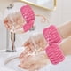 thumbnail image 3 of Pulseras para lavar la cara entre forro polar coral, 2 unidades, 3 of 7