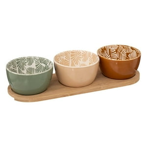 5Five - Set Tabla + 3 Posillos Aperitivo Colores