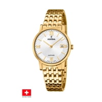 Reloj F20021/1 Festina Swiss Plateado Mujer Swiss Made
