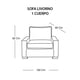 thumbnail image 4 of Sofá Lino Livorno 1 Cuerpos Biege, 4 of 5