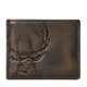 thumbnail image 1 of Cartera plegable House de Jack Co. Deer para hombre, cuero negro, 1 of 7