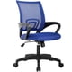 thumbnail image 1 of Silla de oficina BestOffice ergonómica con respaldo medio azul para adultos, 1 of 9