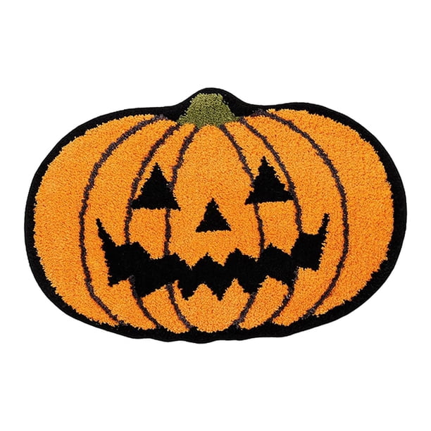 Felpudo De Calabaza De Halloween, Moderno Felpudo Interior Para Porche, Pasillo, Vacaciones, 50 Cm X 80 Cm