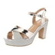thumbnail image 1 of Sandalia Fiesta Plateado Andarina, 1 of 5