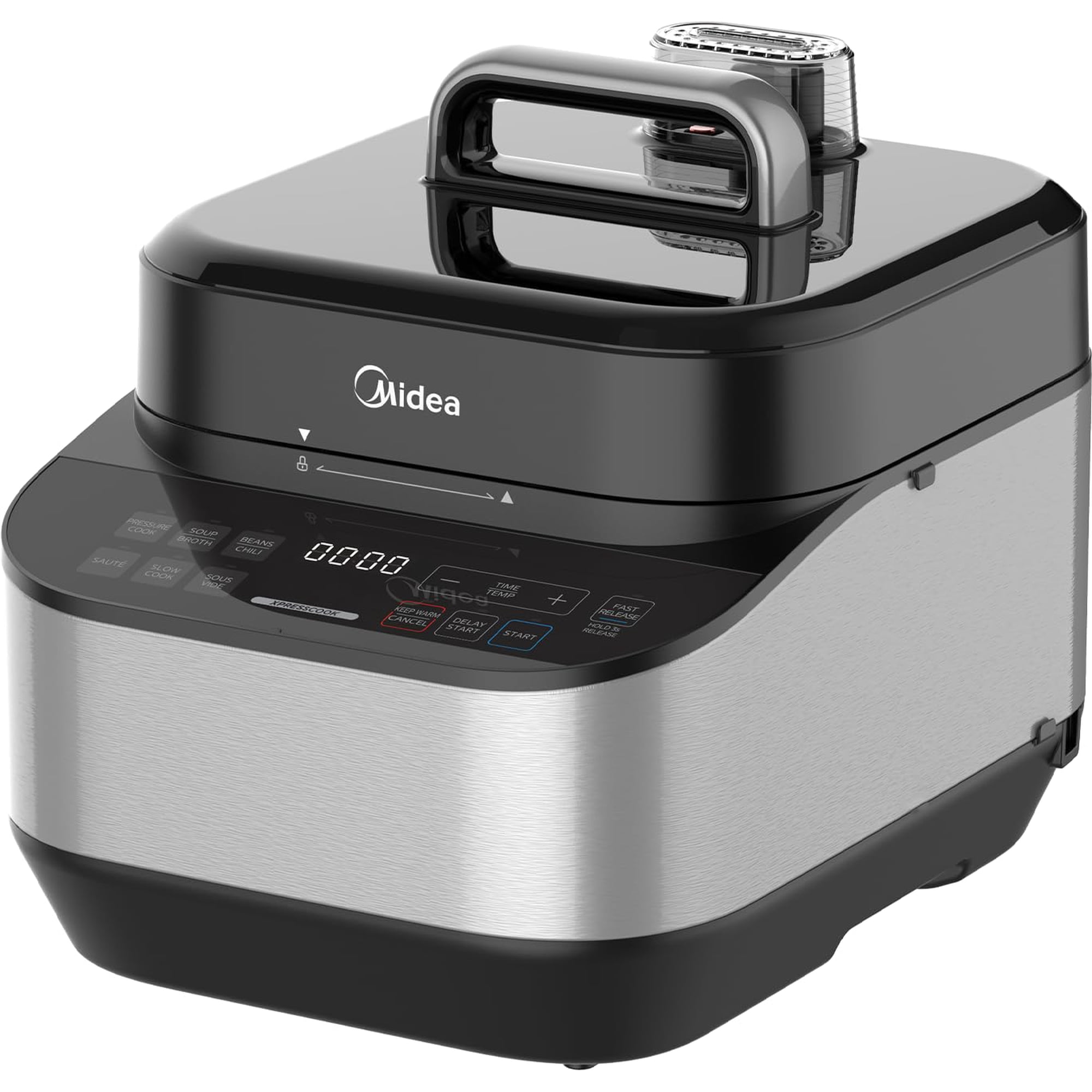 Olla A Presión Eléctrica Midea 8 En 1 De 5 Litros Con Panel Inclinado 14°