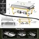 thumbnail image 2 of Bañador Grillaxy 9 qt – Pack de 4 en Acero Inoxidable Dorado, 2 of 7