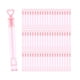 thumbnail image 2 of 60 Uds. Tubos De Varitas Con Forma De Corazón, Juguetes Para Soplar Burbujas Del Día De San Valentín Para Niños, Color Rosa, 2 of 5
