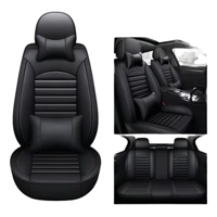 Genérico - Kit Funda Cubre Asiento Auto Premium Luxury Con 4 Almohadas