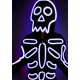 thumbnail image 5 of Disfraz de esqueleto de Halloween de Elfos borrachos para mujer, mono cómodo y fácil para adulto, mono de huesos con iluminación LED para mujer, disfraz de Halloween, XL, 5 of 9
