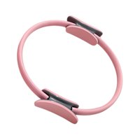 Magideal - Anillo De Pilates, Anillo De Fitness Para Tonificar Muslos, Piernas, Tóner De Muslo Para Mujeres Y Niñas, Ejercitador Interno Del Muslo, Círculos De F Rosa