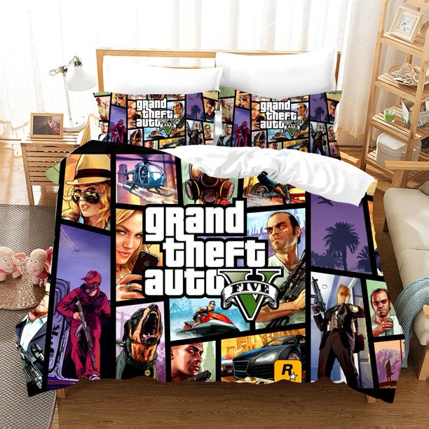 Grand Theft Auto Bedding SetDuvet Cover Sets Comforter Bed Linen Dropshipping