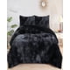 thumbnail image 3 of COBERTOR PELUDO INVIERNO PLAZA Y MEDIA Negro Jaspeado, 3 of 3