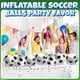 thumbnail image 4 of Balones de fútbol hinchables Bedwina, paquete de 12 unidades, 40 cm, para niños, 4 of 7