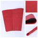thumbnail image 2 of REGALWOVEN Juego de 6 Manteles Individuales de Cuero Sintético para Decoración de Mesa de Comedor de Cocina, Manteles Individuales Resistentes al Calor Lavables, Mantel Limpiable Rojo 19*12in, 2 of 7