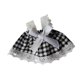 thumbnail image 3 of Muñeca De Felpa Vestido Con Tirantes Decoración Para Niños Haz Tus Propias Muñecas Para Muñeca De 17 Cm Negro, 3 of 3