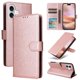 thumbnail image 1 of Funda Cartera para iPhone 16 Plus con Tarjetero, Soporte y Cordón - Protección Oro rosa, 1 of 6