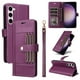 thumbnail image 1 of FOXDOCK Funda tipo Cartera para Samsung Galaxy S23 Plus – Cubierta de Cuero PU con Múltiples Ranuras, Bolsillo para Efectivo y Correa de Muñeca, 1 of 6