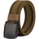 thumbnail image 1 of Cinturón de nylon Lion VII para hombre, cintura ajustable 27-46 (marrón), 1 of 7
