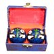 thumbnail image 1 of Bolas De Masaje De 2 Piezas Con Caja De Almacenamiento Bolas De Baoding Para Personas De Mediana Edad Panda Blue, 1 of 5