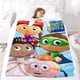 thumbnail image 5 of Super Why anti-pilling, suave, ligera, esponjosa y acogedora de lujo para hogar y cocina – Perfecta para niños y adultos,50X70cm, 5 of 6