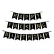 thumbnail image 1 of Banderín negro de feliz cumpleaños, 1 of 7
