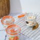 thumbnail image 4 of Frascos de vidrio Encheng de 200 ml con tapas herméticas, paquete de 12, 4 of 7