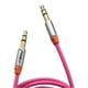thumbnail image 2 of Cable Auxiliar Audio Mini Plug Jack 3.5mm Parlante Radio Mp3 rosa, 2 of 3