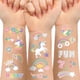thumbnail image 1 of Tatuajes Temporales Weipbwor Unicornio Arcoíris 118 Estilos, 1 of 7