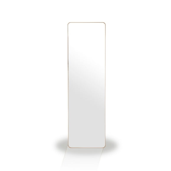 Espejo de Pie Rectangular Dorado 157x47cm