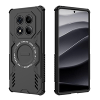 Funda Foxdock Para Xiaomi Redmi Note 14 Pro 4G , Magnética, Resistente A Golpes, Con Soporte, Unisex, Carga Inalámbrica