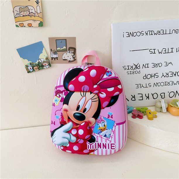 Children's School Bag Cute Mickey Mouse Minnie Kindergarten Shoulders Bag Kids Backpacks