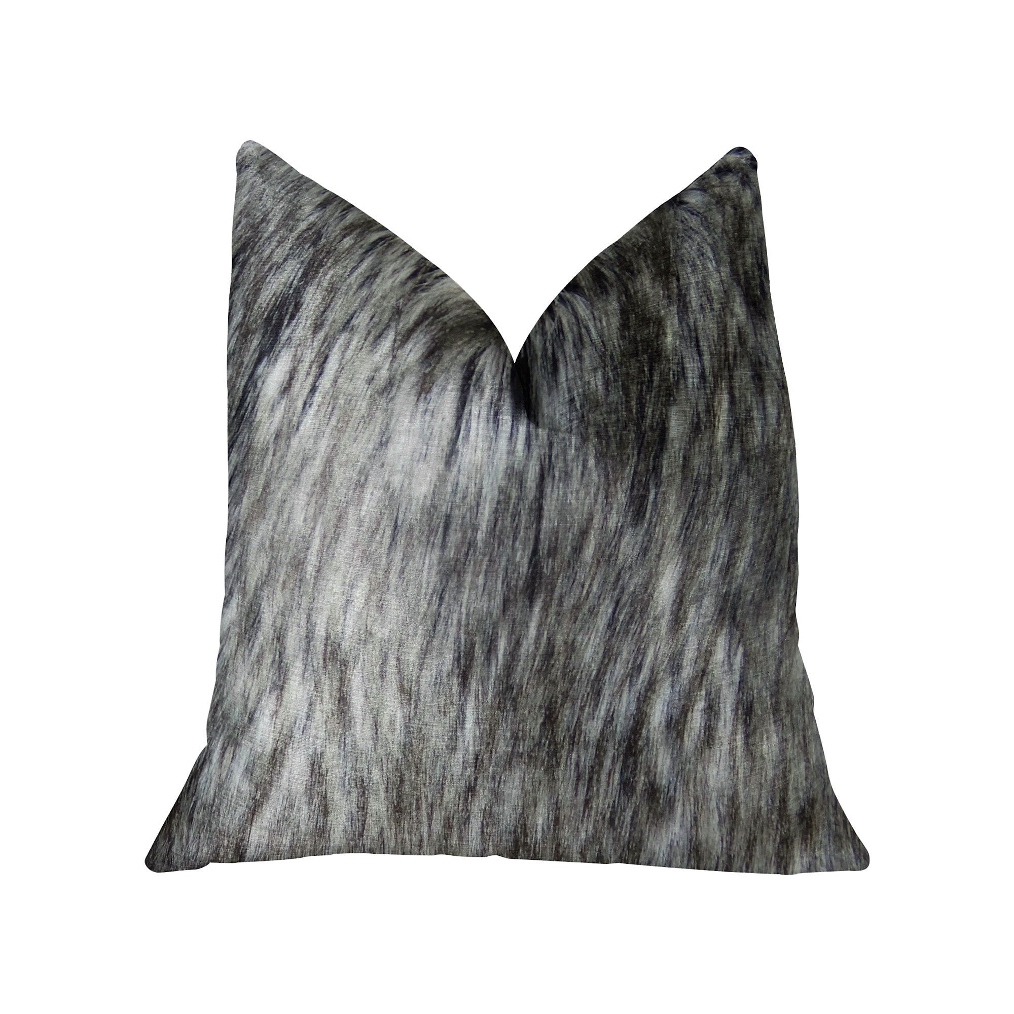 Cojín Plutus Brands Plutus Siberain Husky De 50 X 75 Cm, Color Gris