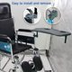 thumbnail image 5 of Bandeja para silla de ruedas GBH-MED 41‑51 cm negra, escritorio desmontable, 5 of 6