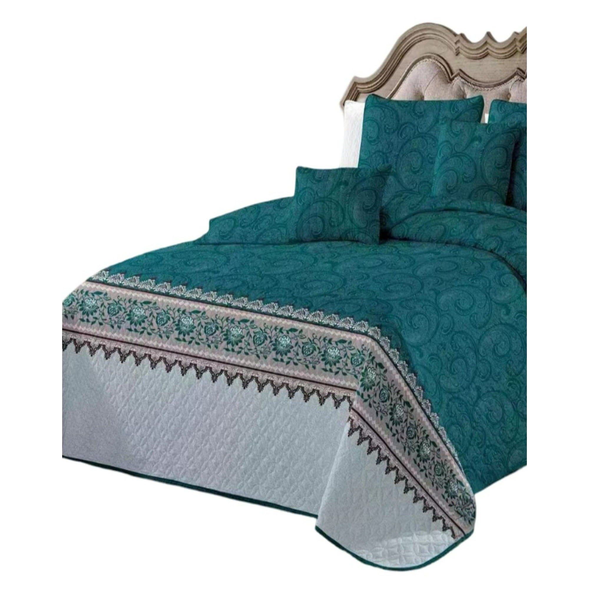 Genérico - Quilt Verano 2 Plazas + Fundas Almohada Incluidas D16