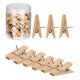 thumbnail image 2 of Clips De Madera Papel Foto Chinchetas Tachuelas Chinchetas Alfileres Memo Abrazadera 100 Uds, 2 of 5
