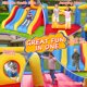 thumbnail image 2 of Casa hinchable Whubefy Bounce House para niños de 3 a 12 años, 2 of 9