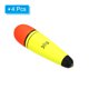 thumbnail image 3 of Uxcell 1oz Flotadores de Pesca Deslizantes 4 Paquetes Flotador de Pesca EVA Amarillo, 3 of 6