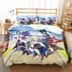 thumbnail image 1 of Genshin Impact Bedding Set for Kids, Teens, Boys, Girls Duvet Cover with Pillowcase, Microfiber Bedclothes, Cartoon Bed Linen Bed Sheets, 1 of 5