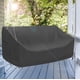 thumbnail image 3 of Cubierta de columpio del porche impermeable cubierta de columpio al aire libre resistente al desgarro todas las cubiertas de muebles del patio a prueba de intemperie (negro, 161 * 72 * 89cm), 3 of 3