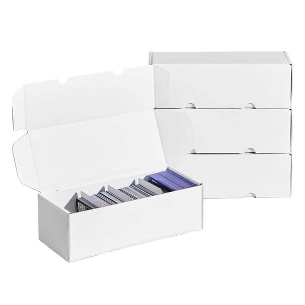 Organizador de caja para almacenamiento de cartas NUMINA, paquete de 4 para cartas coleccionables