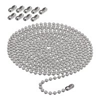 Magideal - Cadena De Bolas De 3 M De Largo Y 4,5 Mm De Diámetro, Piezas De Repuesto Y Reparación, Cadena De Bolas De Cuentas, Cadena De Ventana De Repuesto Para