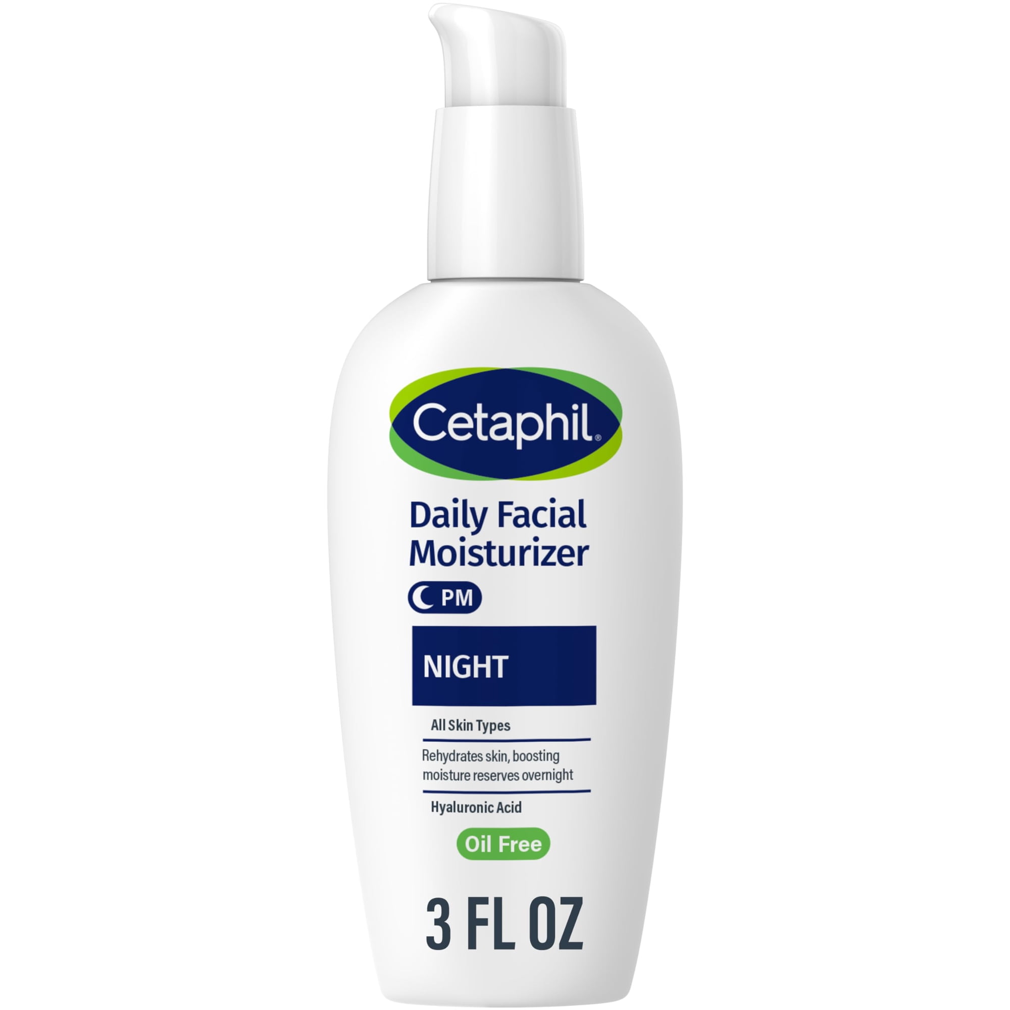 Crema Hidratante Nocturna Cetaphil Hydrating Con Ácido Hialurónico 90 Ml