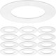 thumbnail image 1 of Bisel Lighting Labs 15 cm blanco – paquete de 12, 1 of 6