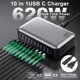 thumbnail image 2 of Cargador USB‑C nongxiang 620 W de 10 puertos con tecnología GaN PD 100 W, 2 of 7
