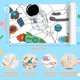 thumbnail image 2 of Rollo de papel autoadhesivo para colorear Flamax 38x300 cm – Tema espacial, 2 of 6