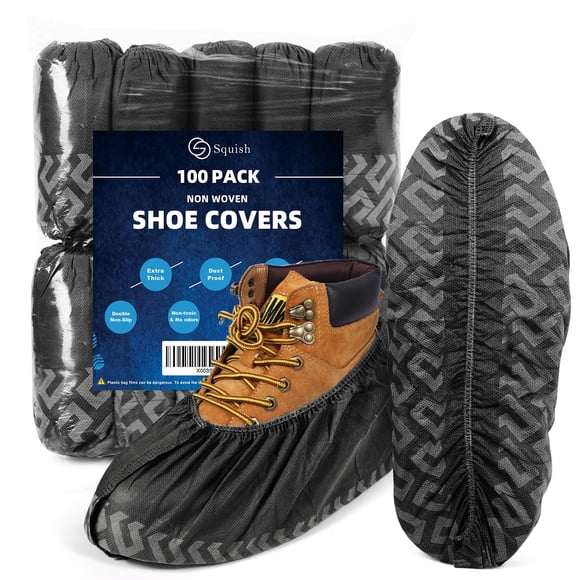 Cubrezapatos Squish Antideslizantes Extra Gruesos, 100 Unidades