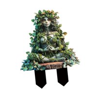 Ioensy - Estatua De Hada En Forma De Estaca, Escultura Acrílica 2D, Adorno Para Patio Trasero