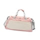 thumbnail image 4 of Bolsa De Deporte Para Gimnasio, Bolsa De Viaje De Gran Capacidad Para Viajes, Ejercicios, Natación, Beige Y Rosa, 4 of 5