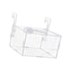 thumbnail image 5 of Caja de aislamiento para acuario, soporte para cría de peces, accesorios transparentes multifunción para acuario, Fly Liver Guppy, alevines para recié 15x10x10cm y gancho, 5 of 5